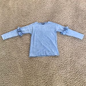 Blue Long Sleeve Top🦋
